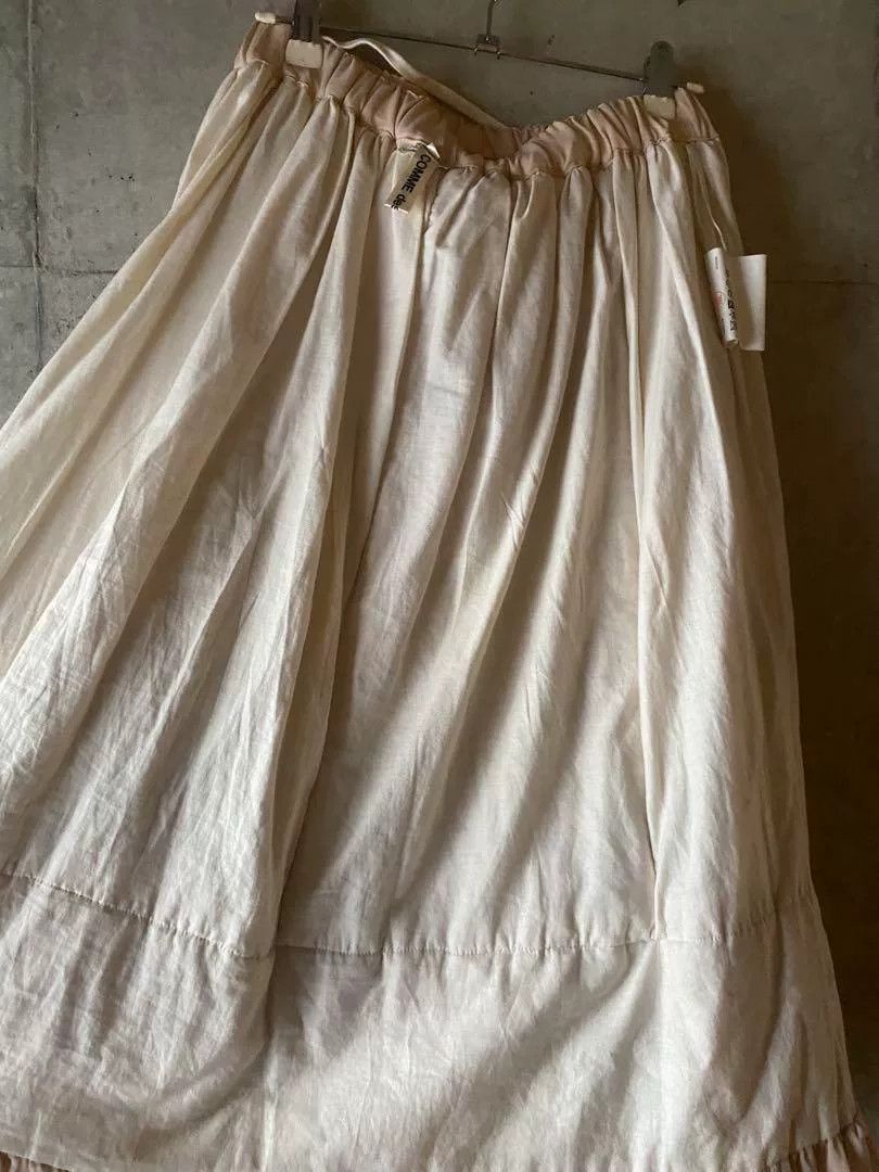 Comme des Garcons COMME des GARCONS Beige Pleated Skirt Size US 26 / EU 42 - 5 Thumbnail