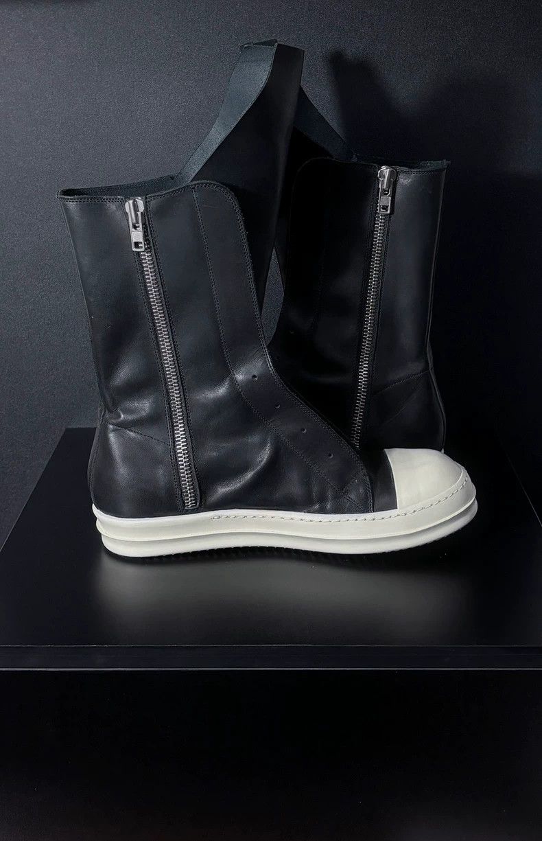 Rick Owens Rick Owens Leather High-Tongue Sneakers 15 Size US 9.5 / EU 42-43 - 5 Thumbnail