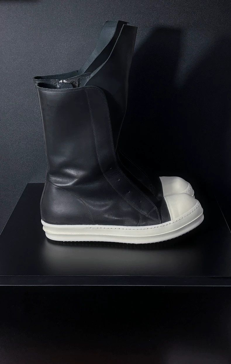 Rick Owens Rick Owens Leather High-Tongue Sneakers 15 Size US 9.5 / EU 42-43 - 3 Thumbnail