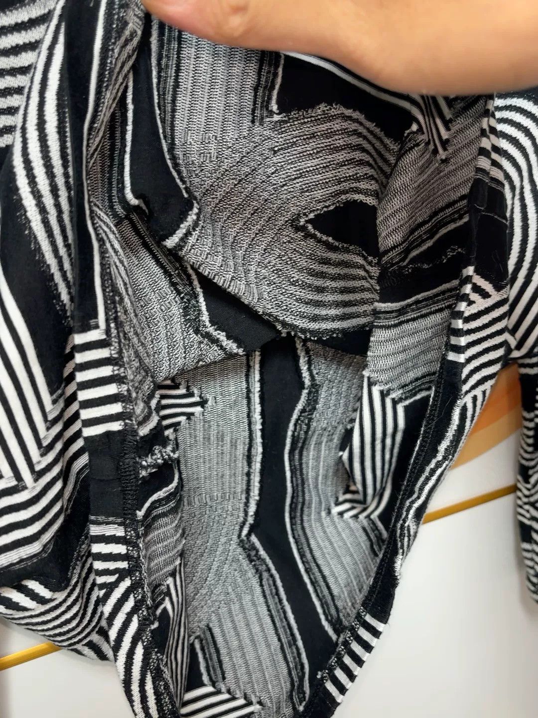Hermes Hermes Black and White Striped Knit Top Size US S / EU 44-46 / 1 - 4 Thumbnail
