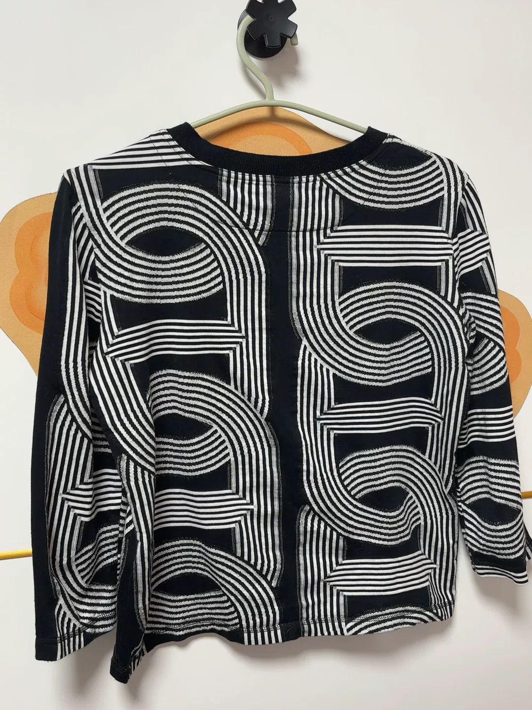 Hermes Hermes Black and White Striped Knit Top Size US S / EU 44-46 / 1 - 2 Thumbnail