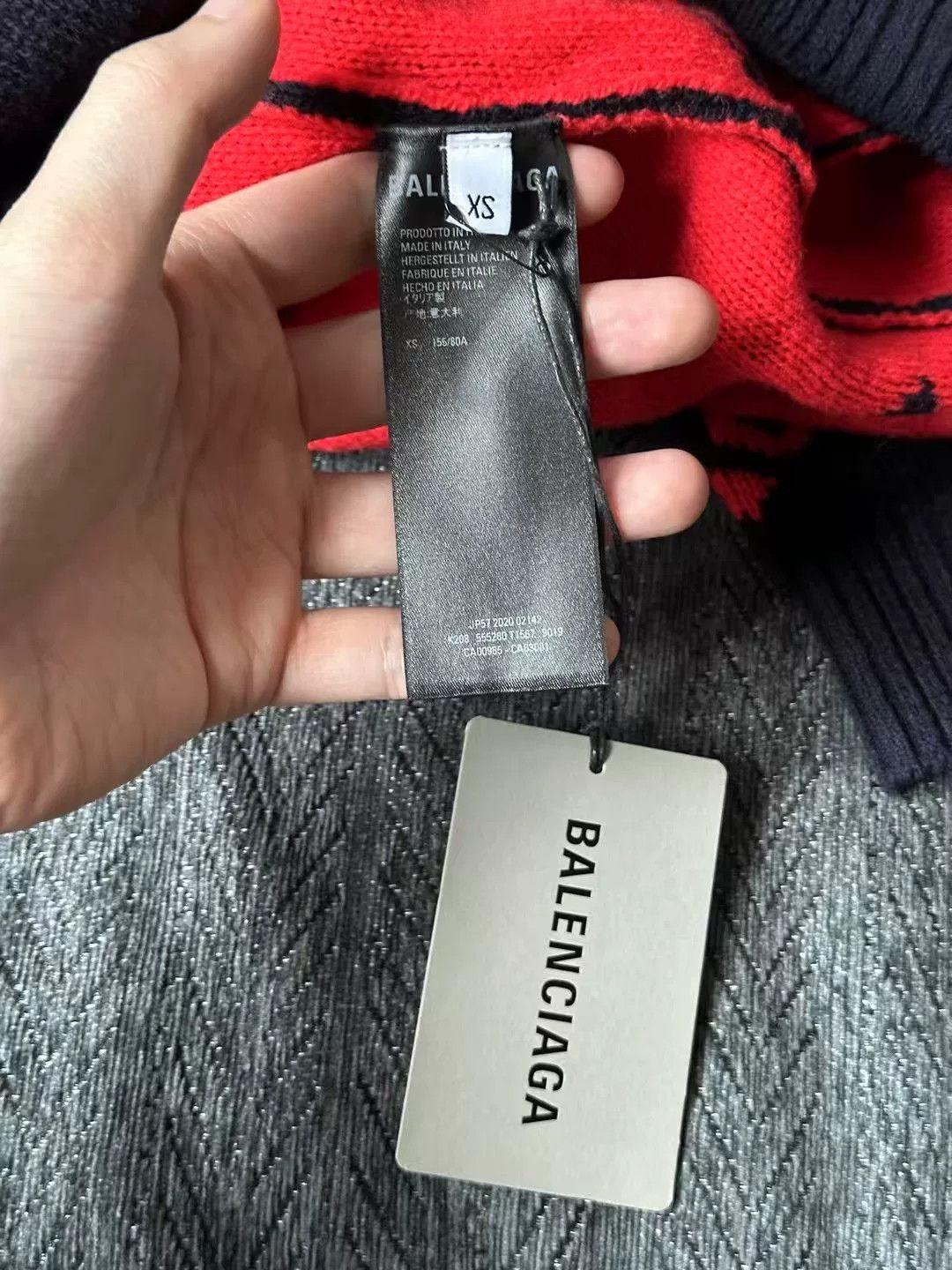 Balenciaga Balenciaga Logo Print Cardigan Size US XS / EU 42 / 0 - 4 Thumbnail