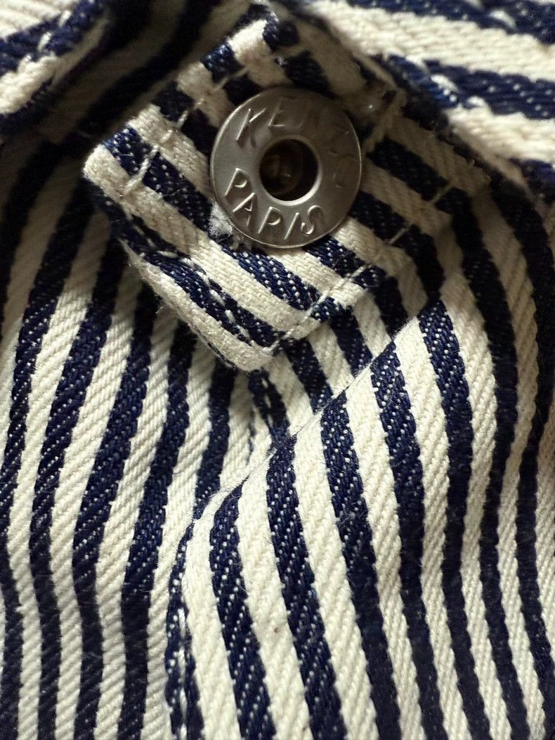 Kenzo Kenzo Striped Floral Denim Jacket Nigo Size US L / EU 52-54 / 3 - 5 Thumbnail