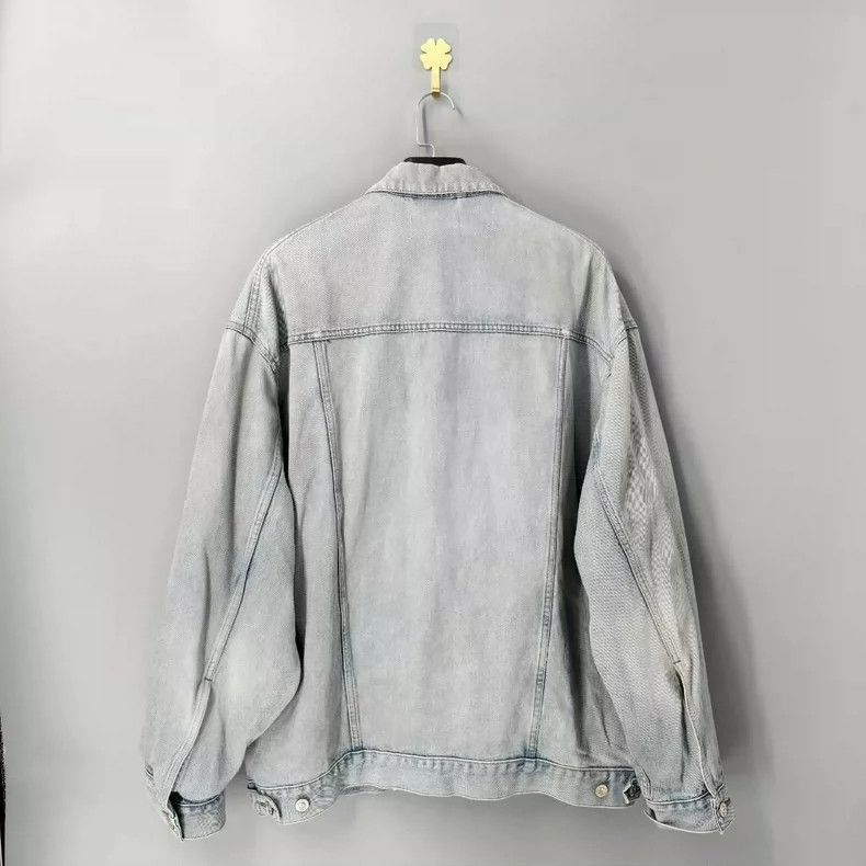 Balenciaga Balenciaga SS24 Washed Denim Jacket Size US XS / EU 42 / 0 - 2 Thumbnail