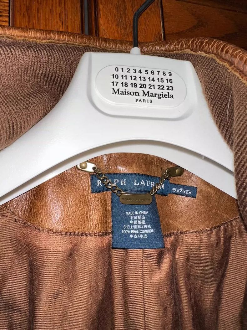 Ralph Lauren Purple Label Ralph Lauren Leather Jacket Size US L / EU 52-54 / 3 - 4 Thumbnail