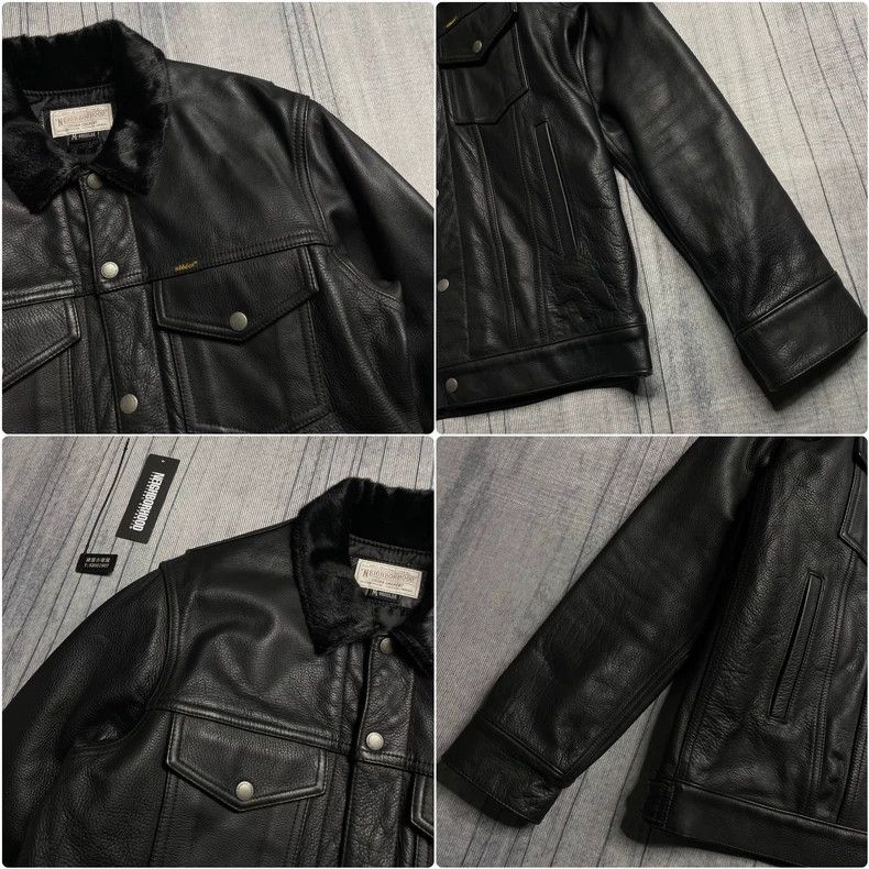 Neighborhood NEIGHBORHOOD STOCKMAN Leather Jacket Size US M / EU 48-50 / 2 - 3 Thumbnail