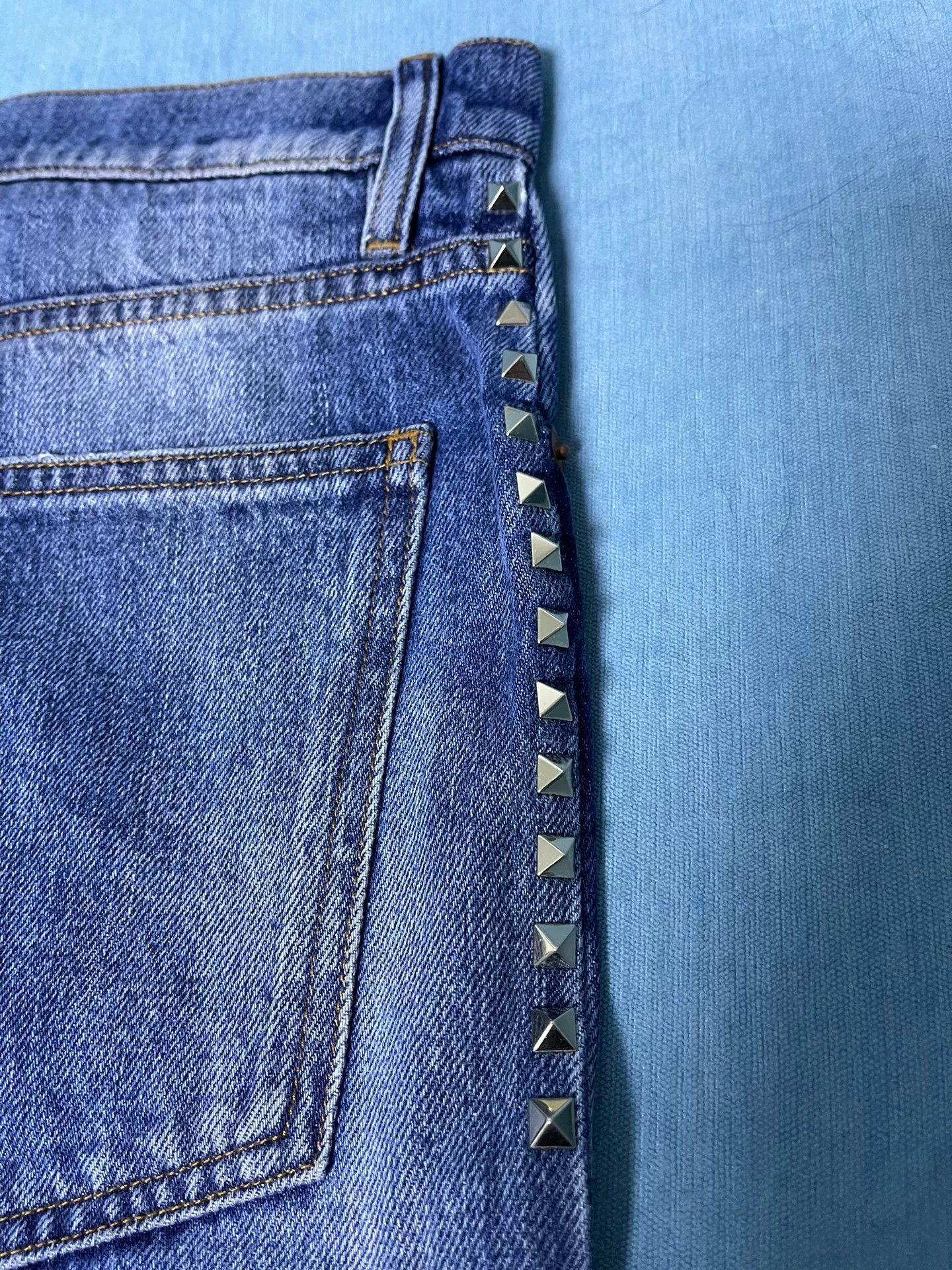 Valentino Valentino Studded Denim Jeans Size 31 Size US 31 - 3 Thumbnail