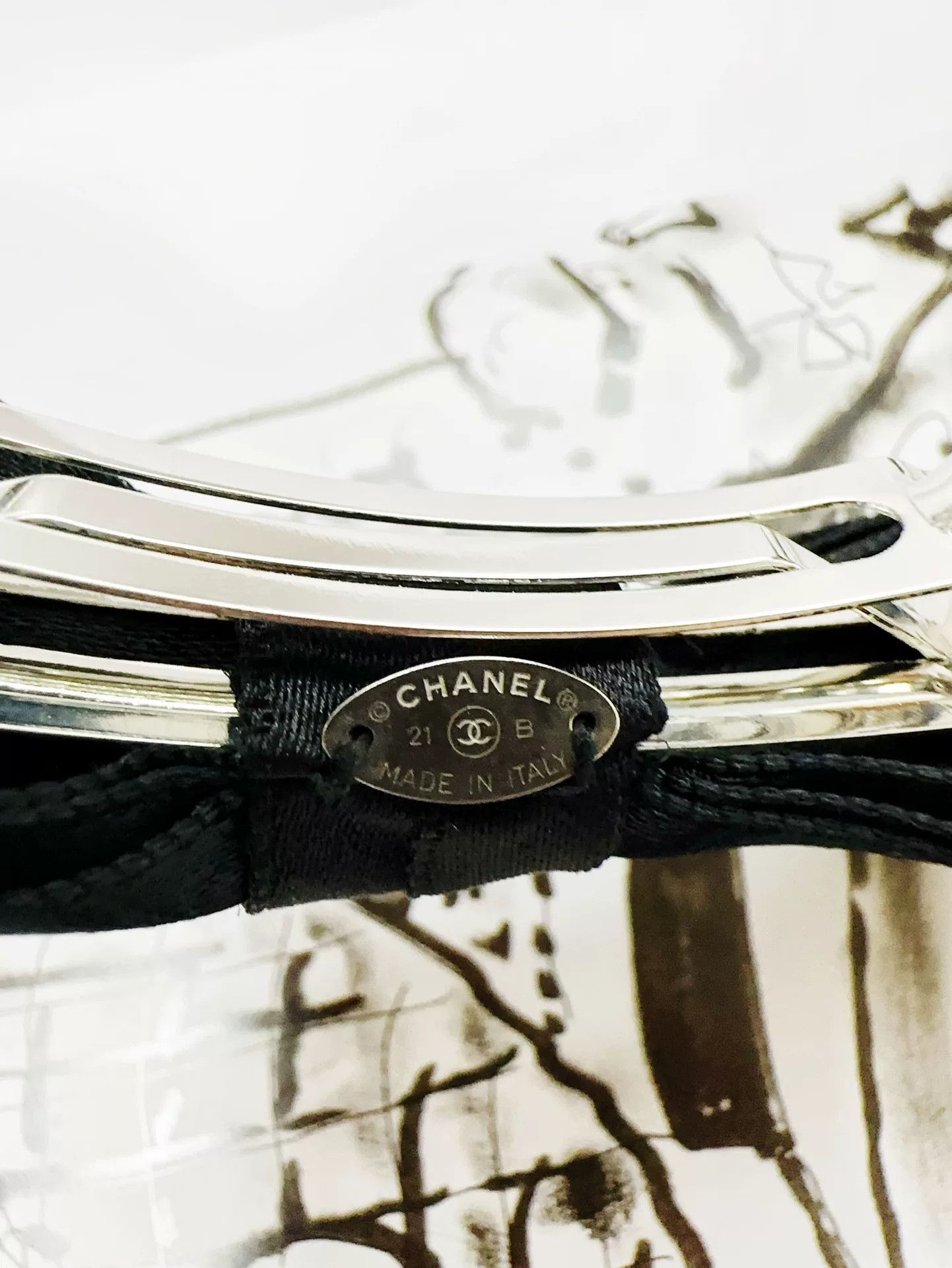 Chanel Chanel 21B Black Bow Hair Clip Size ONE SIZE - 5 Thumbnail