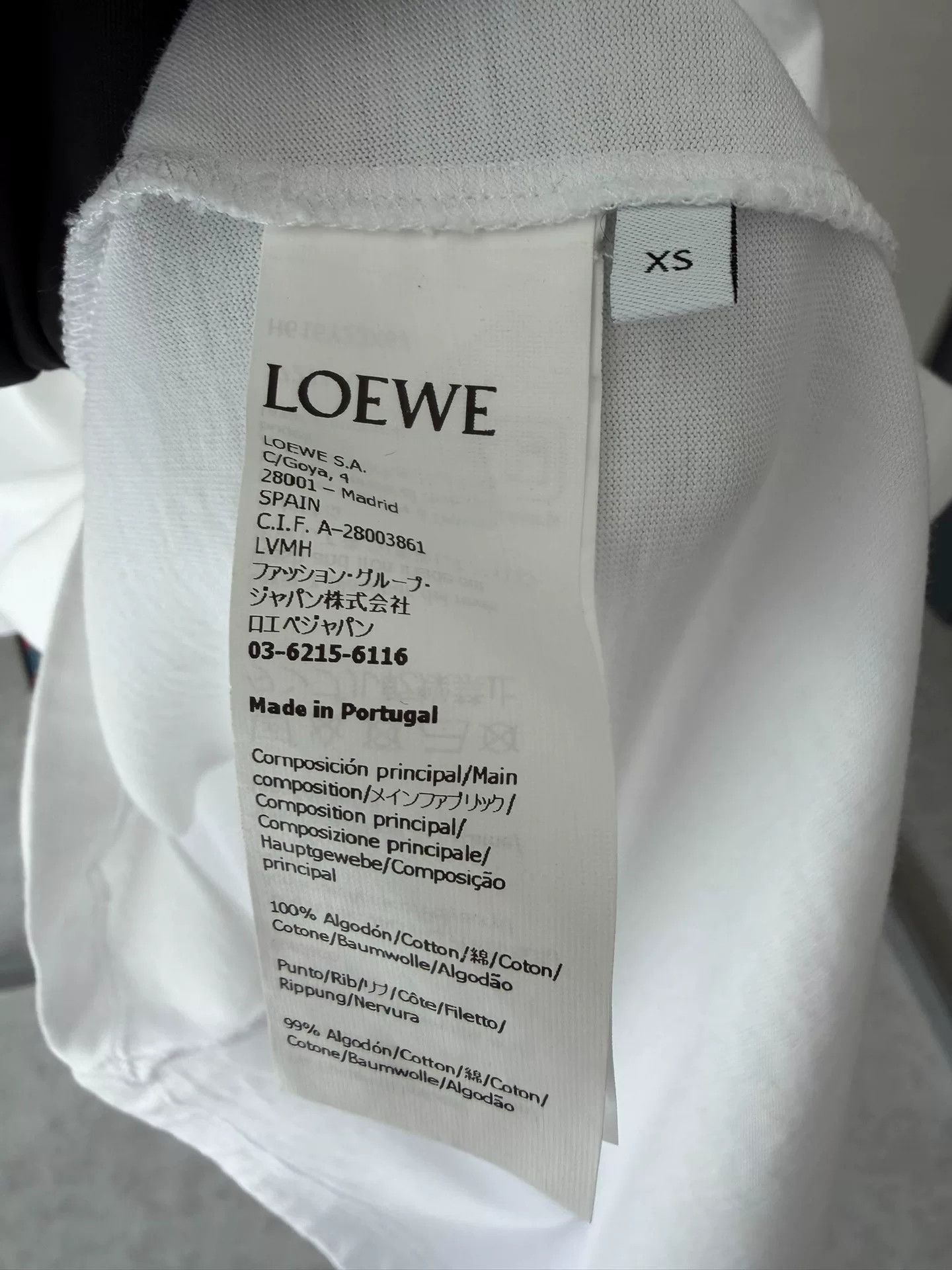 Loewe LOEWE White Short Sleeve T-shirt XS Size US XS / EU 42 / 0 - 4 Thumbnail
