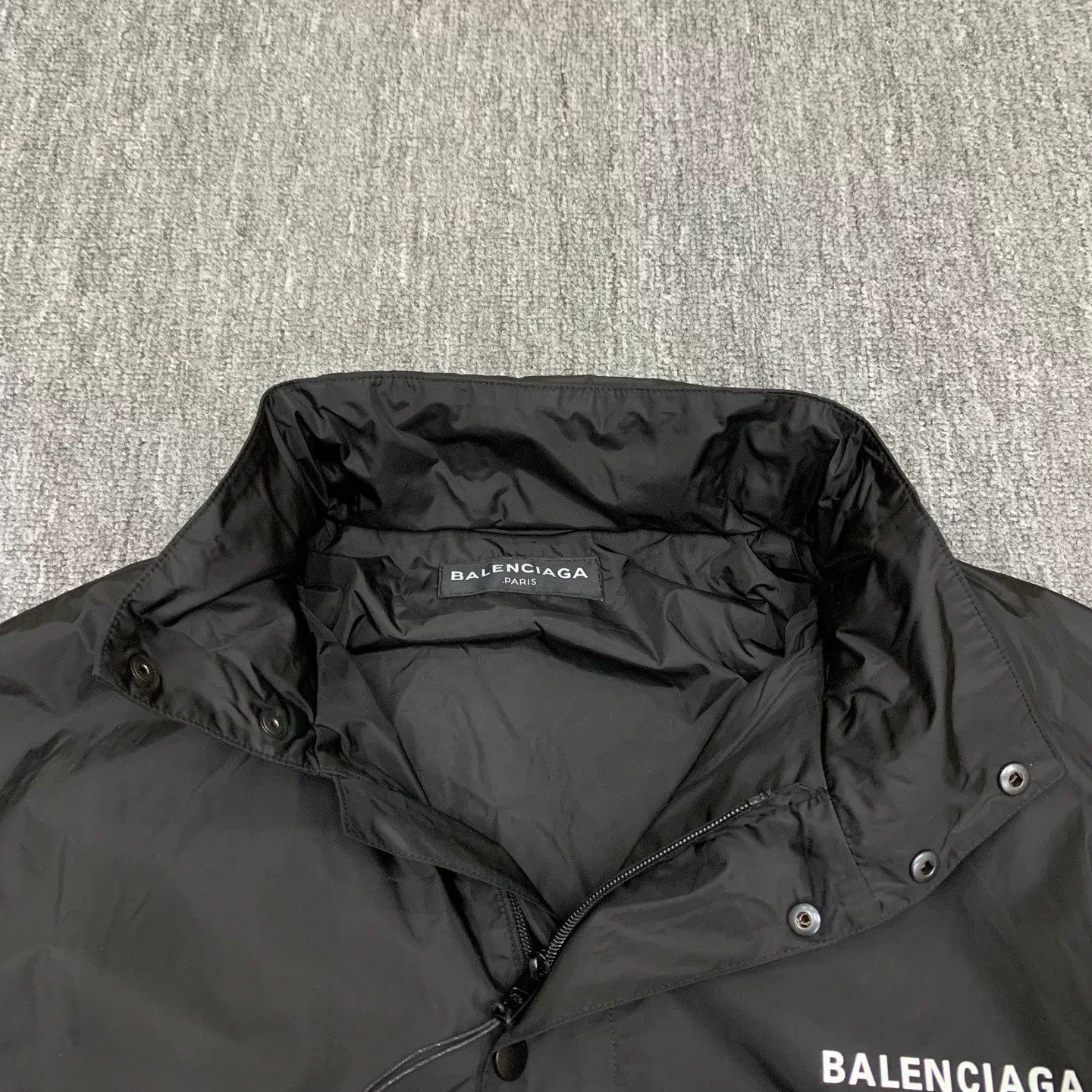 Balenciaga Balenciaga Black Nylon Jacket S Size US S / EU 44-46 / 1 - 8 Thumbnail