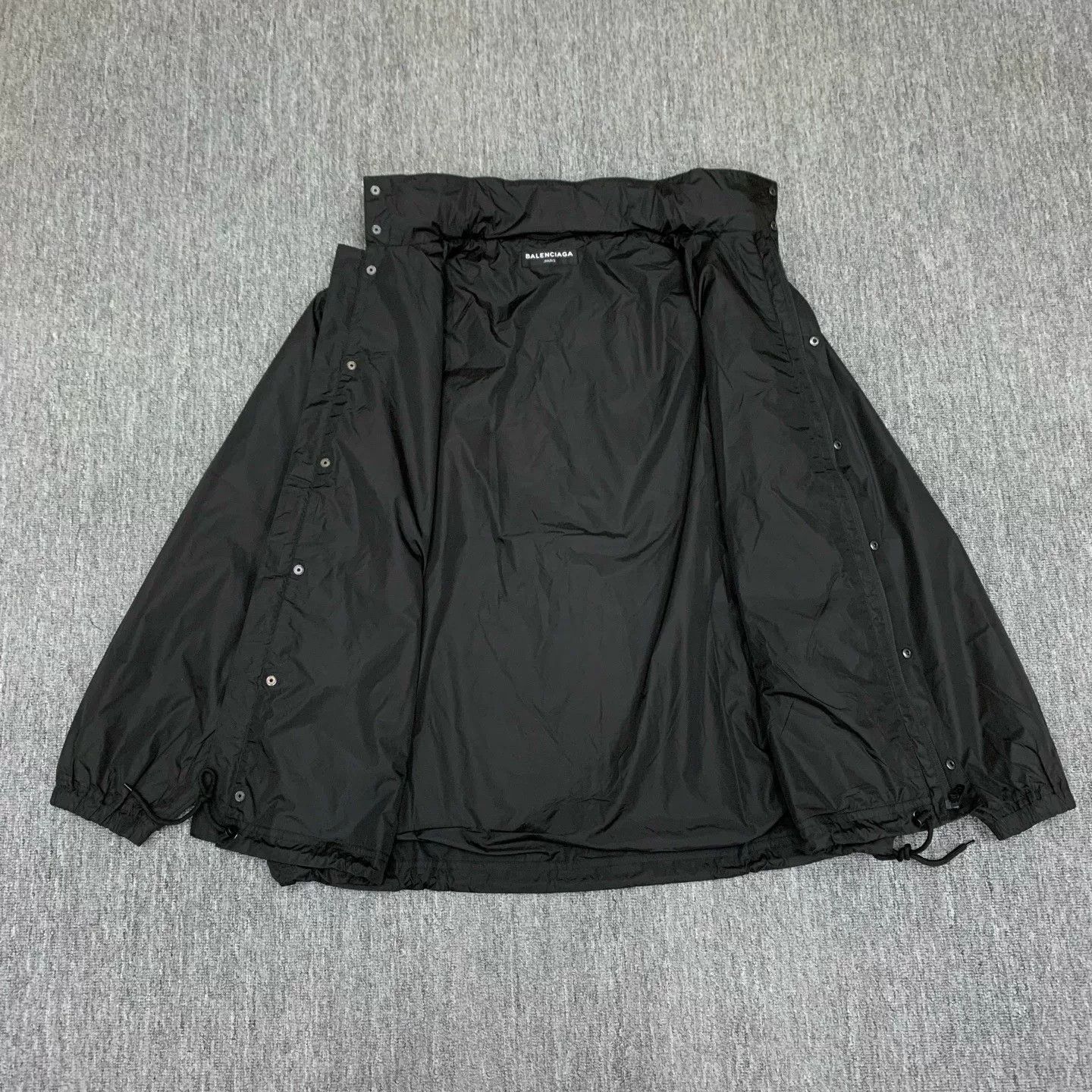 Balenciaga Balenciaga Black Nylon Jacket S Size US S / EU 44-46 / 1 - 7 Thumbnail