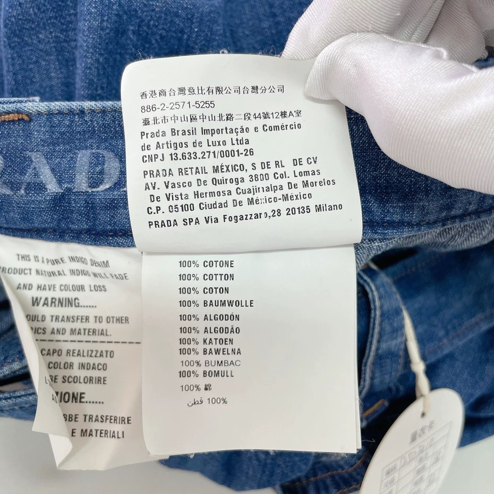 Prada PRADA Blue Denim Midi Skirt Size US 36 / EU 52 - 7 Thumbnail