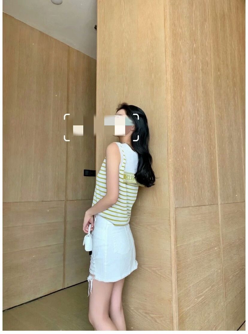 Dior dior striped sleeveless vest in beige Size US S / EU 44-46 / 1 - 9 Thumbnail