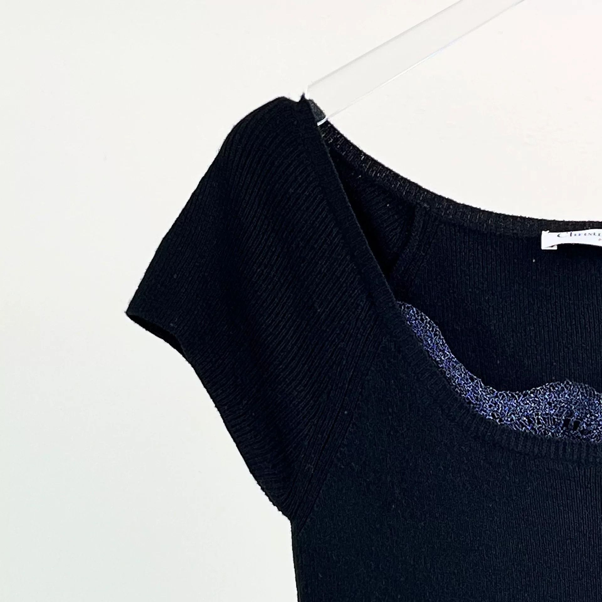 Dior black cashmere knit dress by Dior Size US XS / EU 42 / 0 - 3 Thumbnail