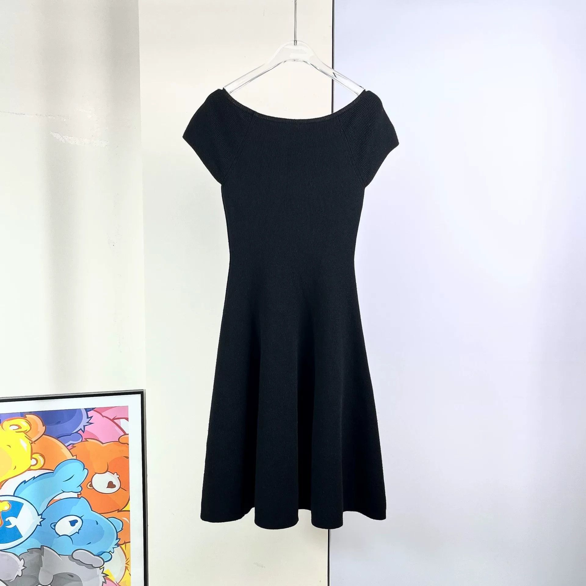 Dior black cashmere knit dress by Dior Size US XS / EU 42 / 0 - 2 Thumbnail