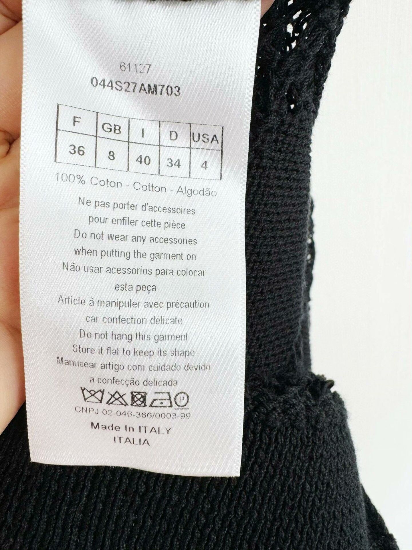 Dior dior knitted sweater size 36 Size US S / EU 44-46 / 1 - 3 Thumbnail