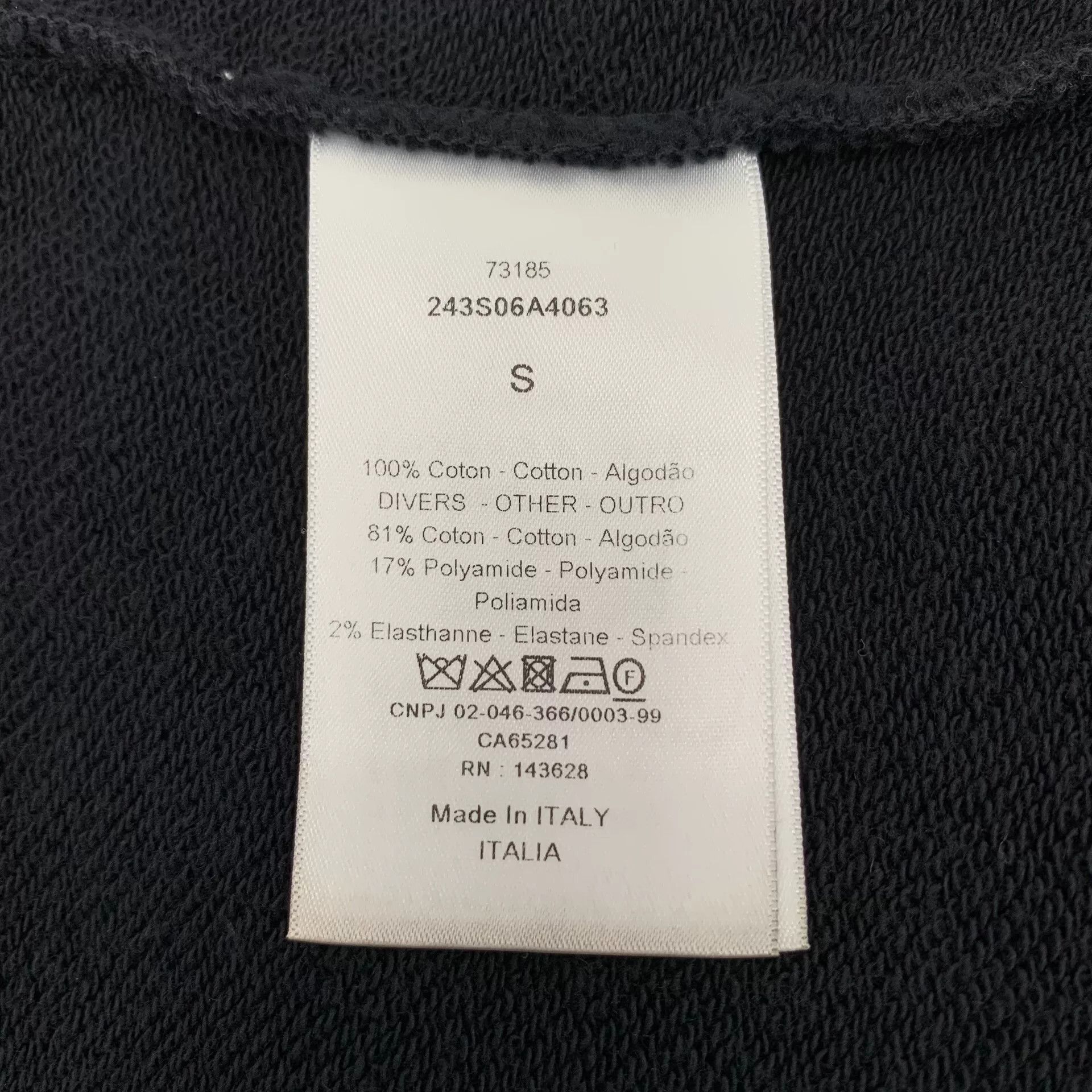 Dior black hoodie with star logo print Size US S / EU 44-46 / 1 - 7 Thumbnail