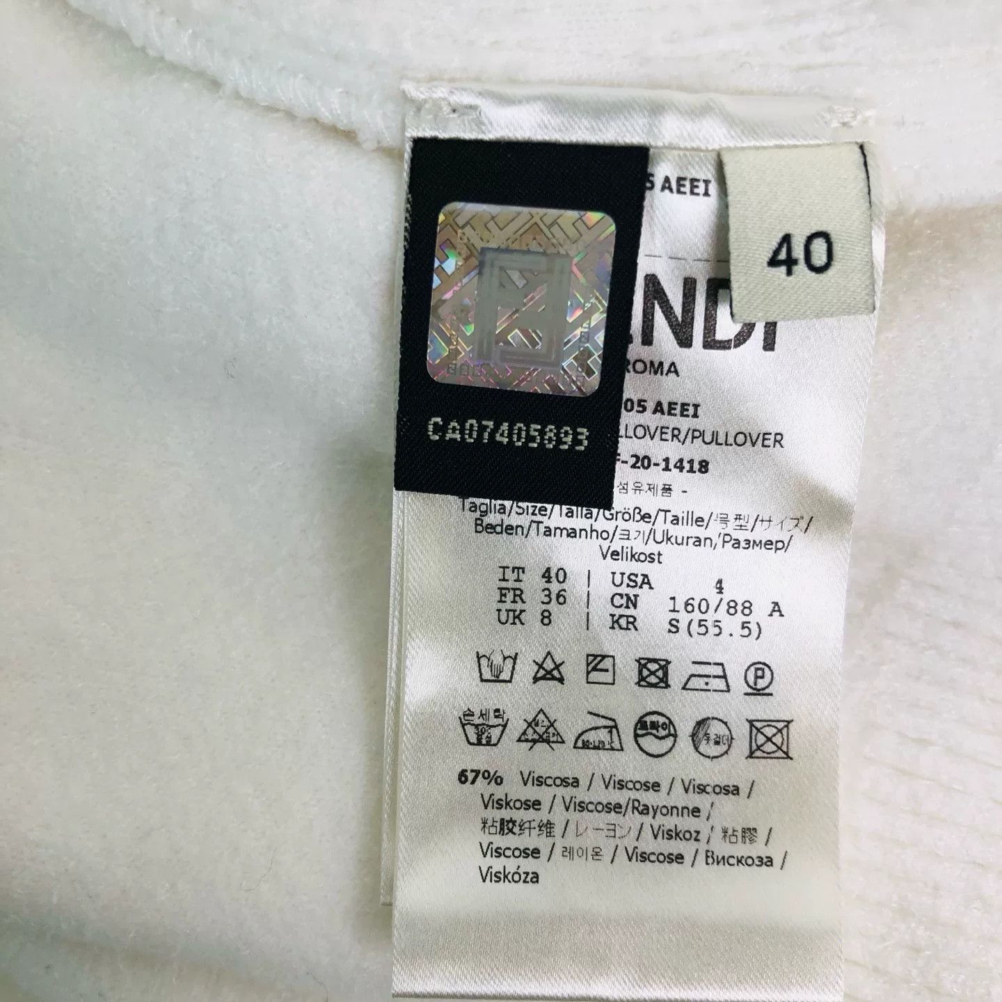 Fendi fendi ff logo high-neck knit sweater Size US M / EU 48-50 / 2 - 4 Thumbnail