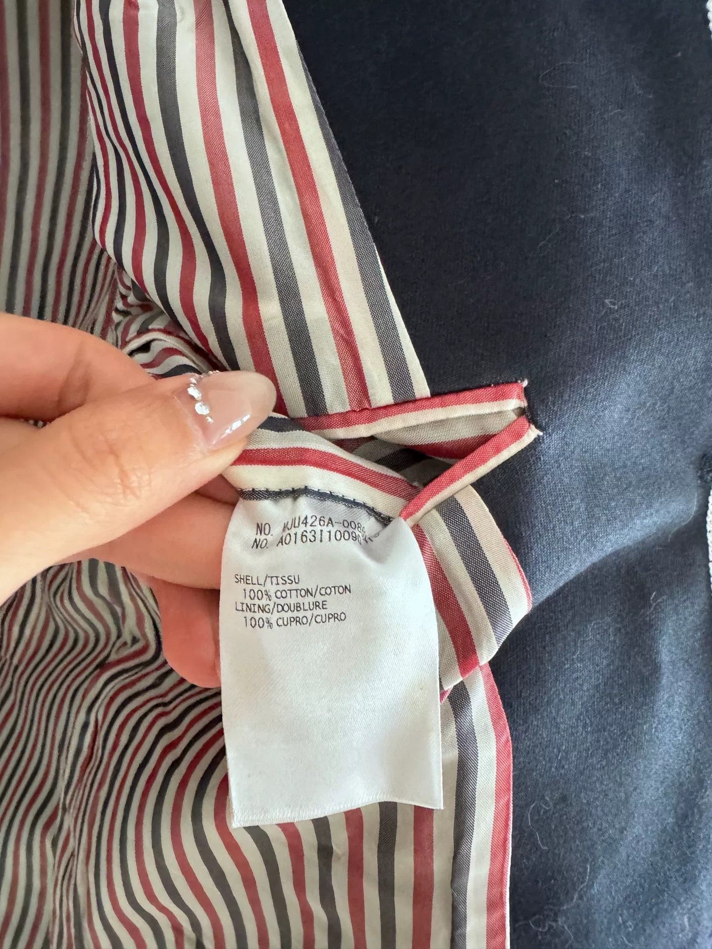 Thom Browne thom browne navy suit jacket size 1 Size US M / EU 48-50 / 2 - 4 Thumbnail