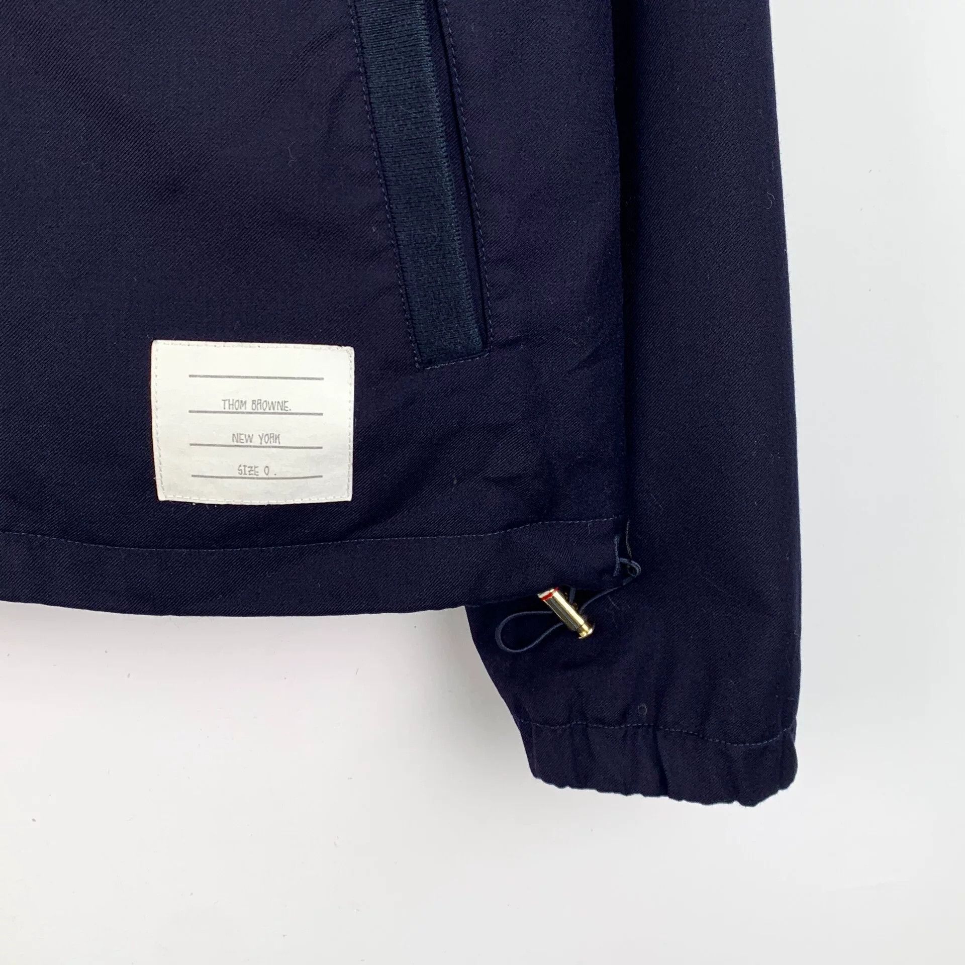 Thom Browne thom browne navy hooded zip jacket Size US XS / EU 42 / 0 - 4 Thumbnail