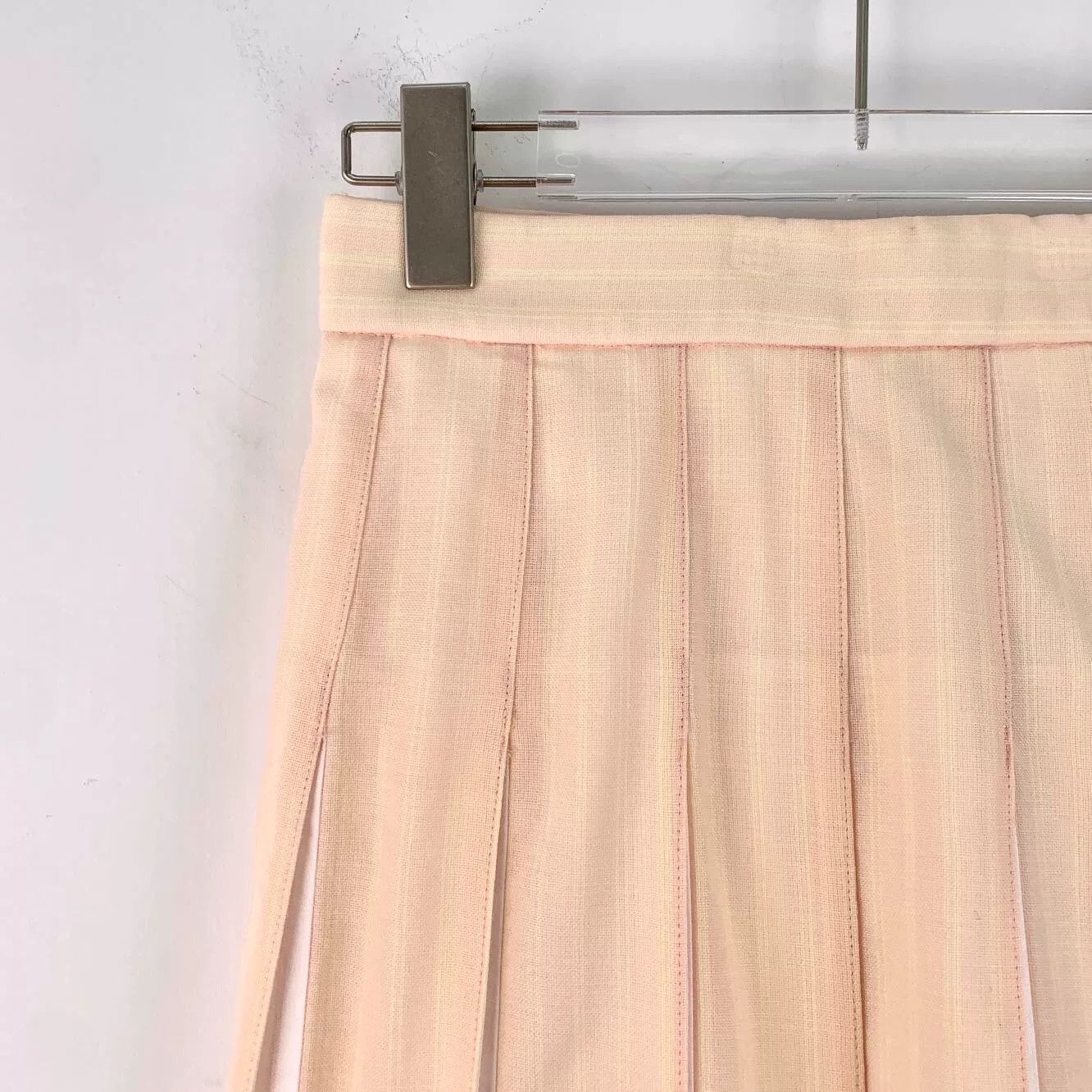 Thom Browne thom browne beige pleated wool mini skirt Size US 36 / EU 52 - 3 Thumbnail