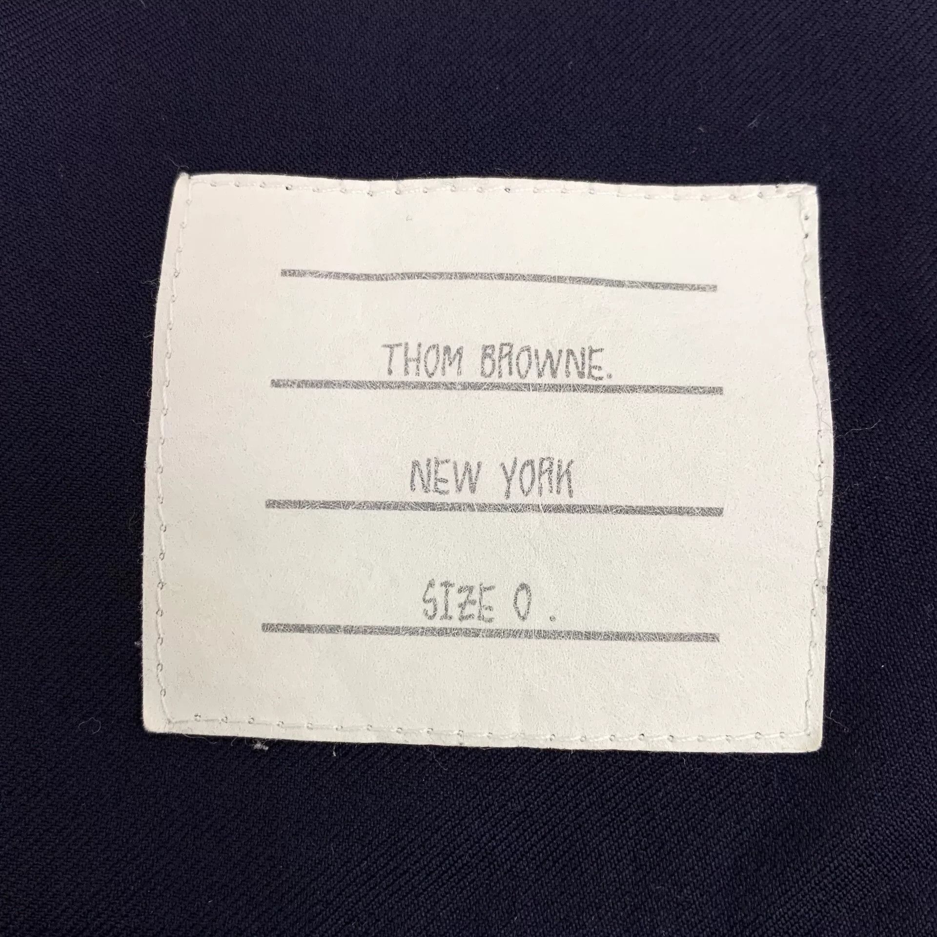 Thom Browne thom browne navy fleece hooded jacket Size US XS / EU 42 / 0 - 5 Thumbnail
