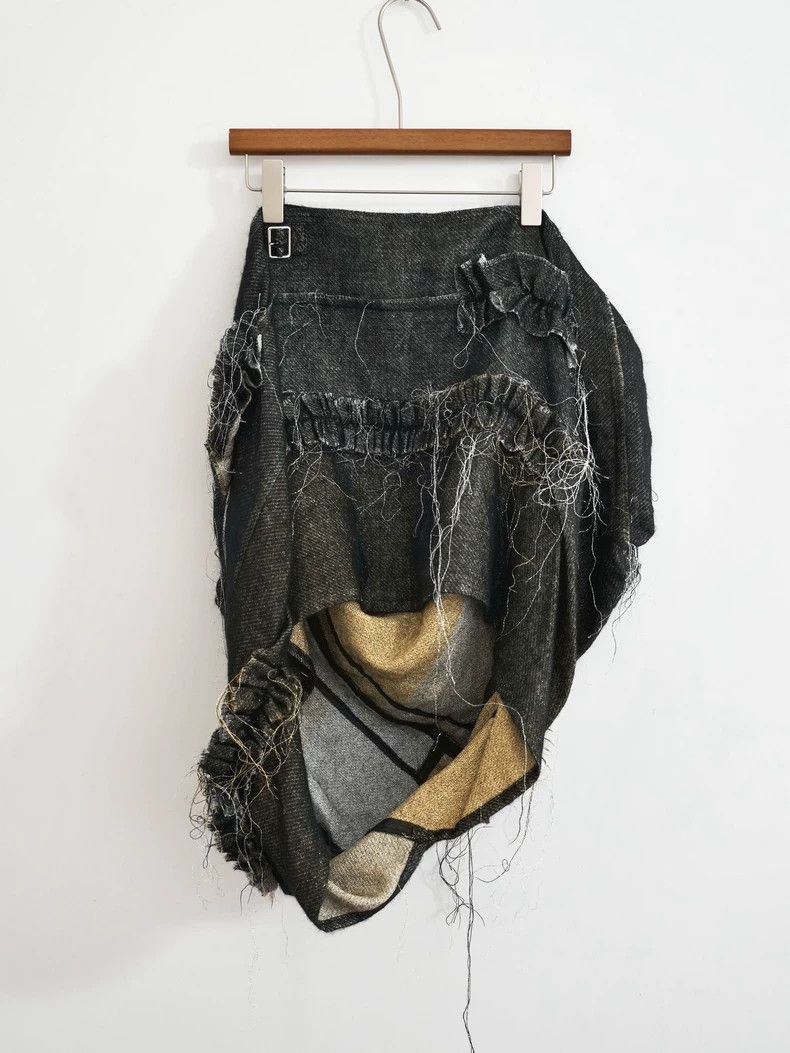 Comme des Garcons Comme des Garçons 08AW Asymmetric Skirt Size US 34 / EU 50 - 5 Thumbnail