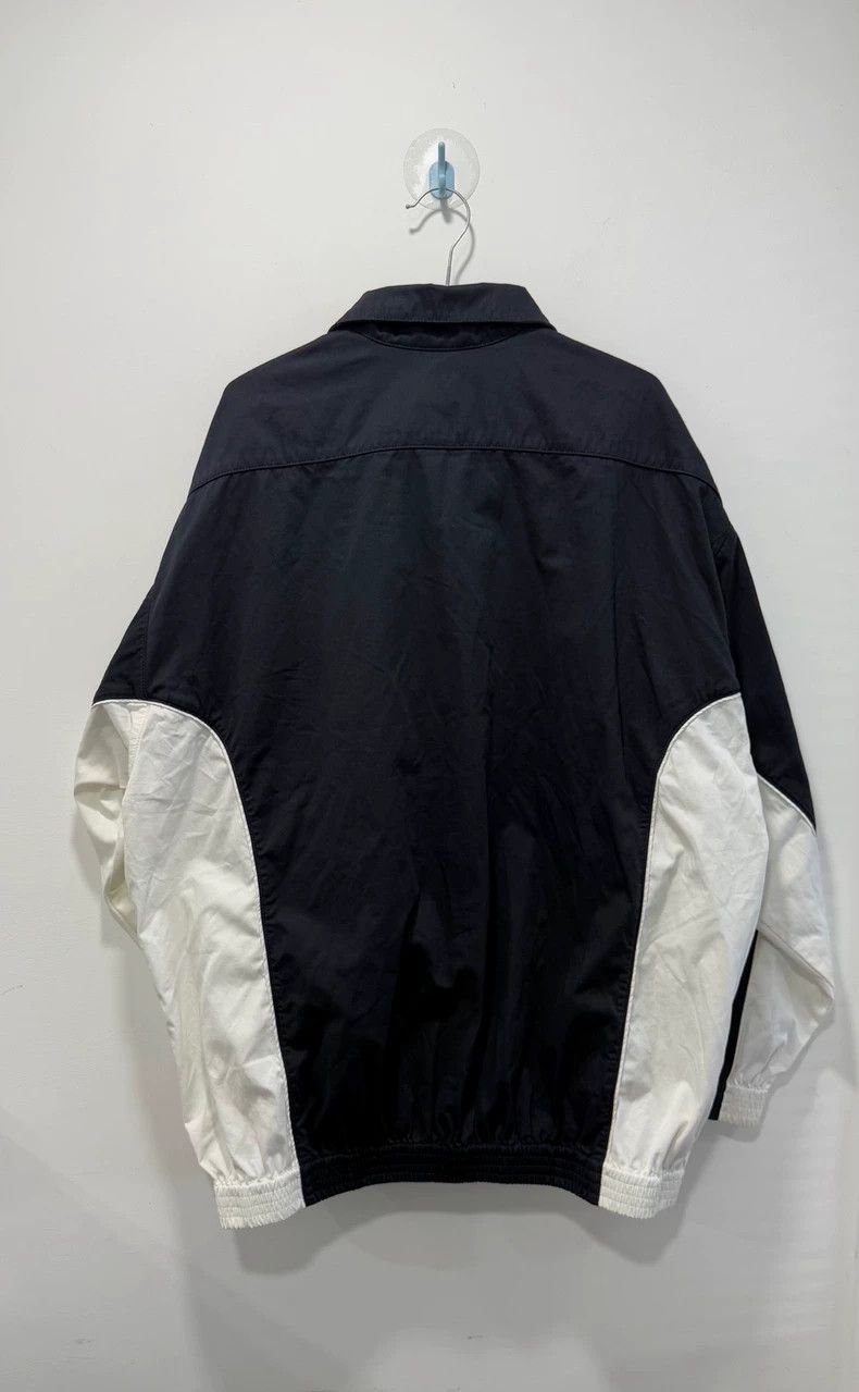 Balenciaga Balenciaga Black White Logo Jacket Size US XL / EU 56 / 4 - 2 Thumbnail