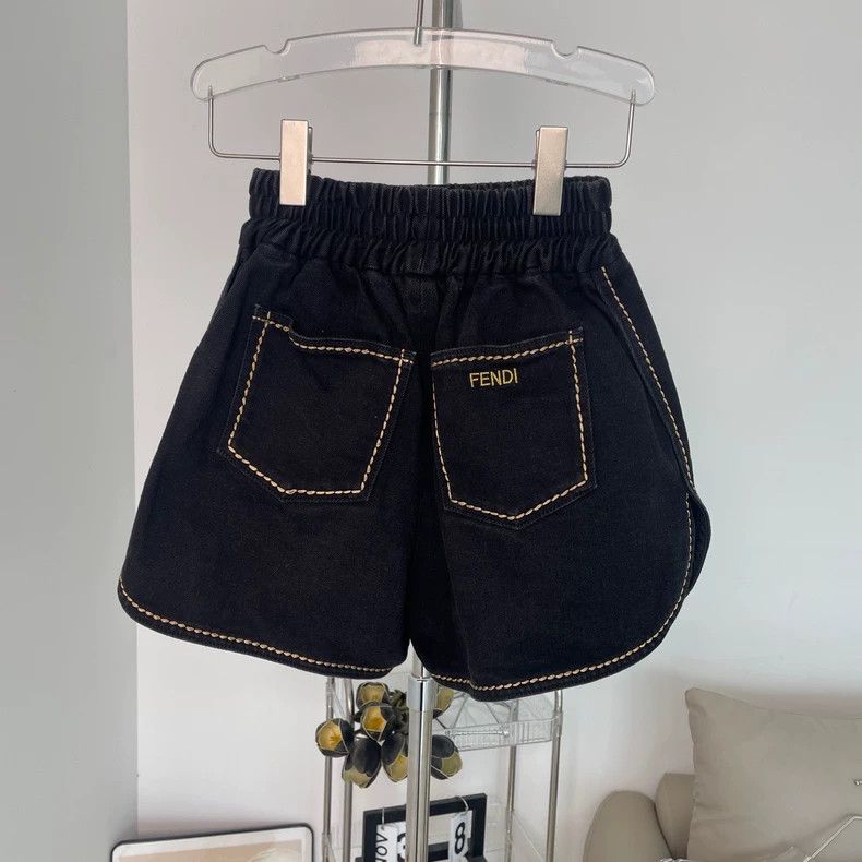 Fendi FENDI Black Shorts Size 34 Size US 34 / EU 50 - 2 Thumbnail