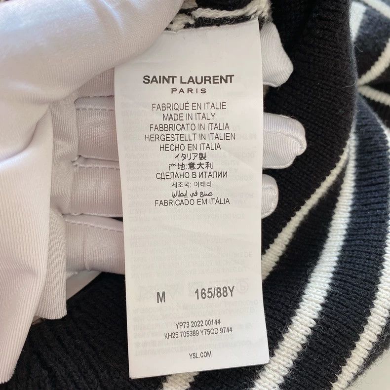 Saint Laurent Paris Saint Laurent Off-Shoulder Knit Top Size US M / EU 48-50 / 2 - 6 Thumbnail