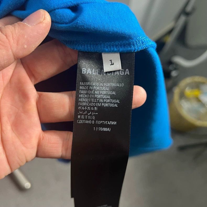 Balenciaga Balenciaga Short Sleeve Shirt Blue Size US XXS / EU 40 - 4 Thumbnail