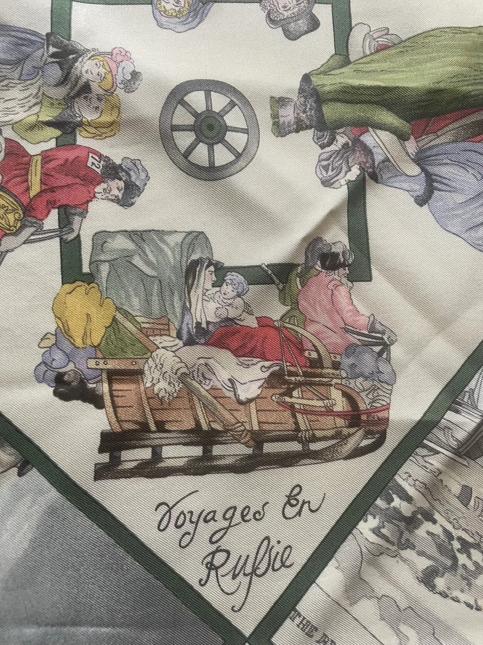 Hermes Hermés Voyages En Russie Scarf Size ONE SIZE - 4 Thumbnail