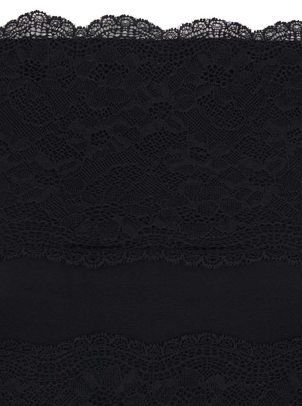 Blumarine Long Dress 'Black' with All-Over Embroidery Design in Tech Fabric for Women Size M / US 6-8 / IT 42-44 - 3 Thumbnail