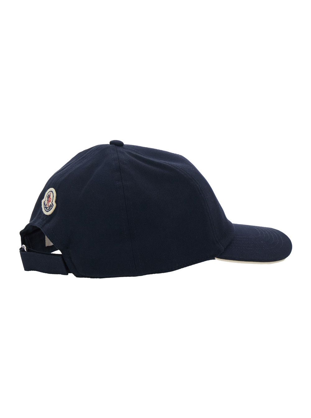 Moncler Blue Cotton Baseball Cap with Front Lettering Logo for Men Size ONE SIZE - 2 Thumbnail