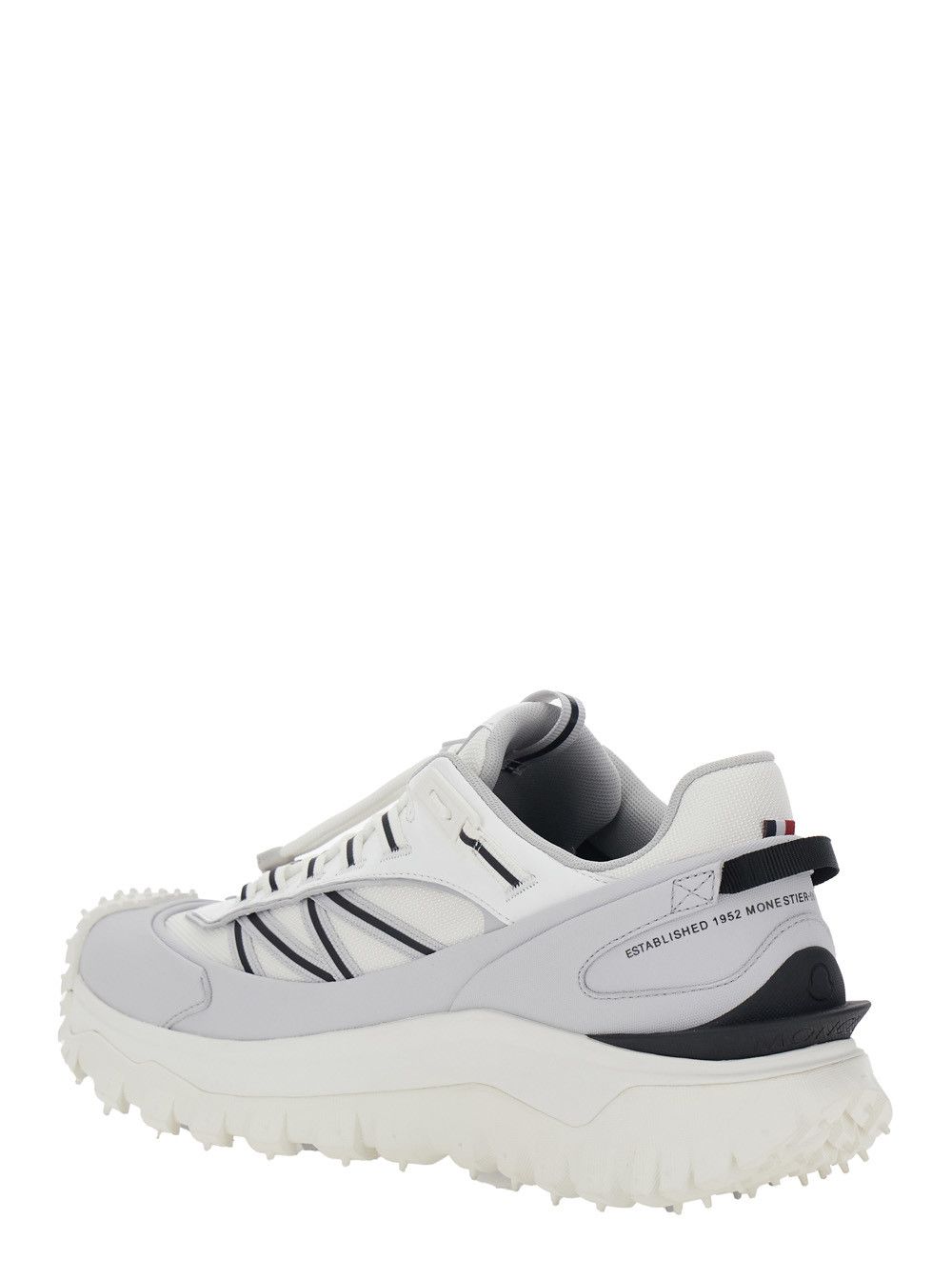 Moncler Low Sneakers 'Trailgrip GTX' with Fabric Logo Detail White and Black Men Size US 12 / EU 45 - 3 Thumbnail