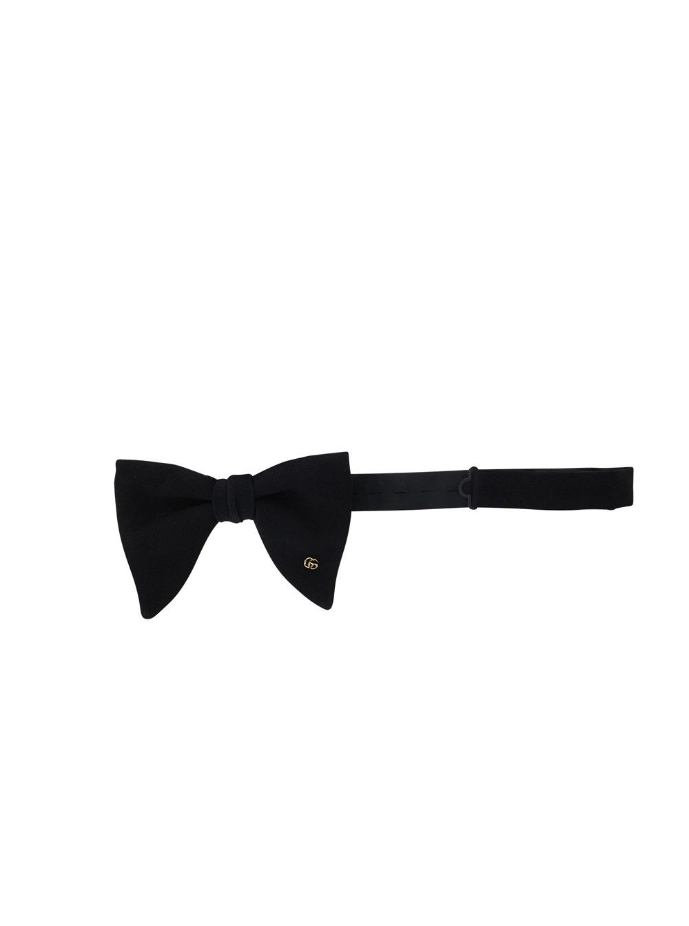 Gucci Black Bow Tie with GG Plate on the Front in Silk for Men Size ONE SIZE - 2 Thumbnail