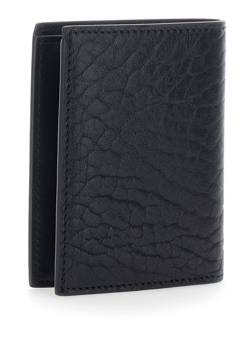 Salvatore Ferragamo Black Bi-Fold Wallet with Gancini Plaque on the Front in Leather Man Size ONE SIZE - 3 Thumbnail