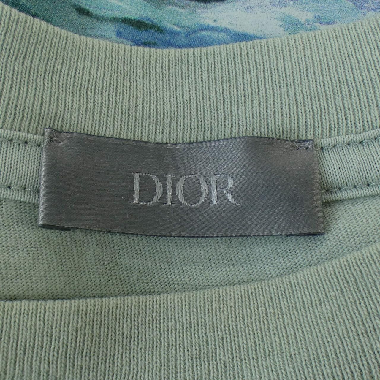 Dior Dior Dior T-shirt Cotton T-Shirts 293J696F0753 DUTY FREE for USA Size ONE SIZE - 4 Thumbnail