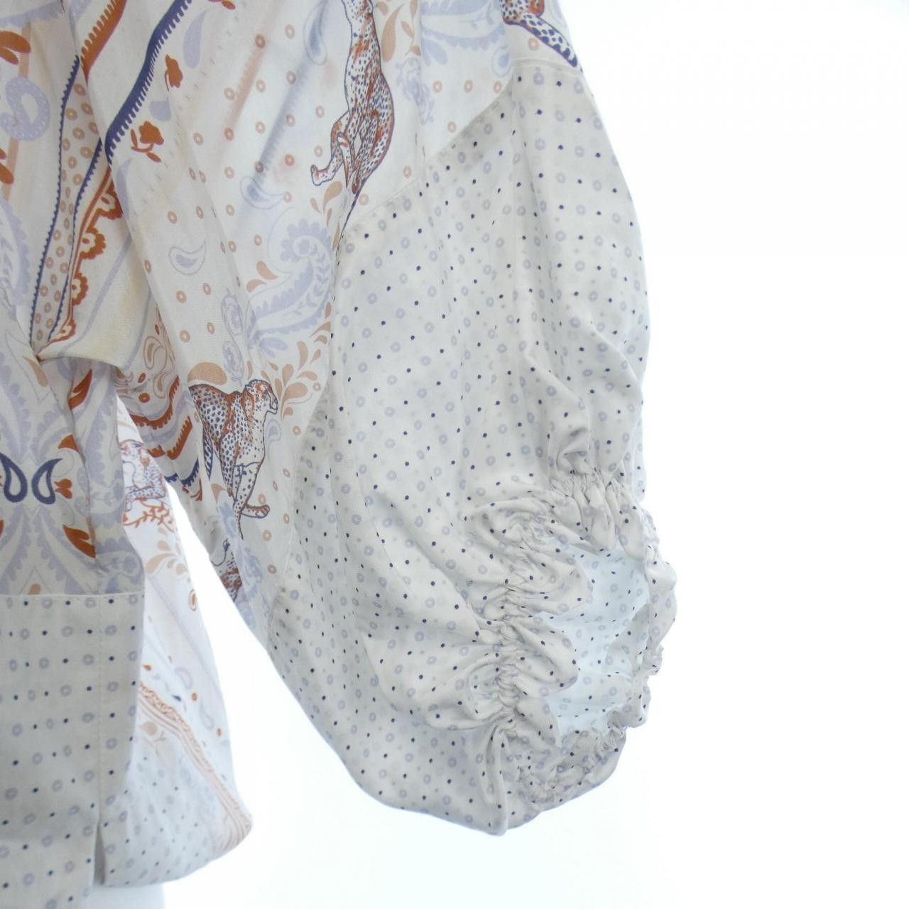 Hermes Hermes Hermes 5E0626DU Twillene Silk Top 34 Others Tops DUTY FREE for USA Size ONE SIZE - 6 Thumbnail