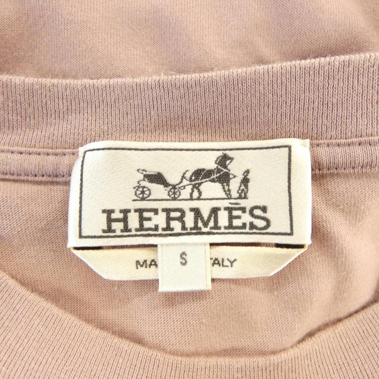 Hermes Hermes Hermès T-shirt Cotton T-shirt S Cotton T-Shirts DUTY FREE for USA Size ONE SIZE - 4 Thumbnail