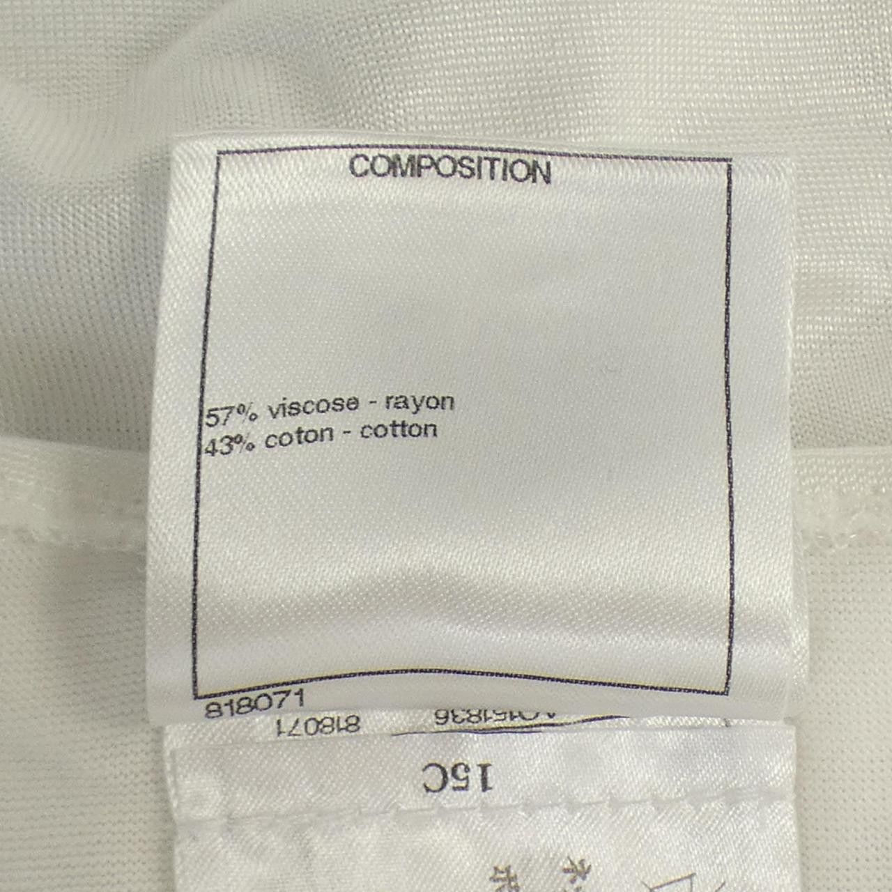 Chanel Chanel Chanel T-shirt Cotton T-Shirts P52712V33521 DUTY FREE for USA Size ONE SIZE - 3 Thumbnail