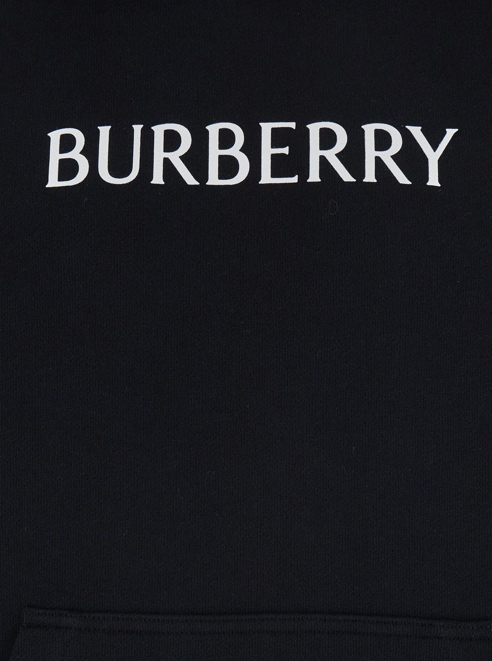 Burberry Black Hoodie with Drawstring and Lettering Logo on the Front In Cotton for Men Size US S / EU 44-46 / 1 - 3 Thumbnail