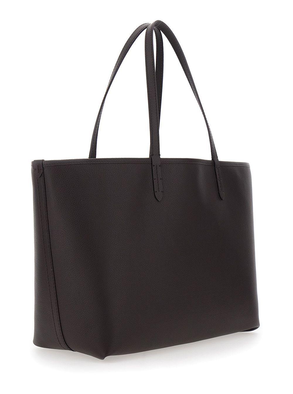 Burberry Brown Reversible Tote Bag with EKD Patch on the Front in Leather for Women Size ONE SIZE - 3 Thumbnail
