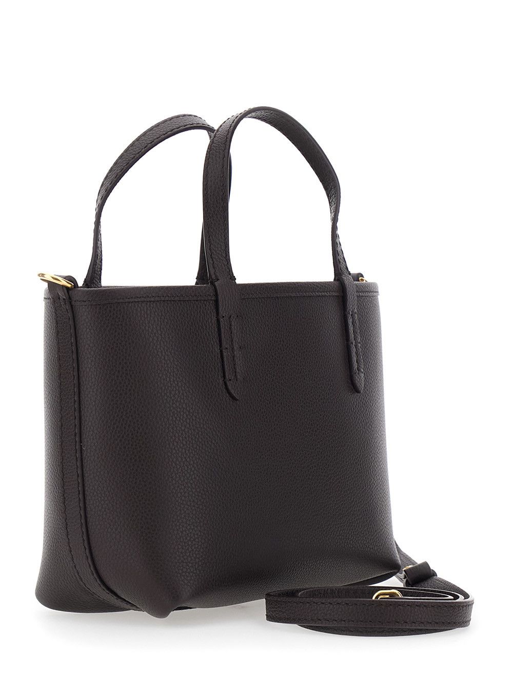 Burberry Brown Reversible Tote Bag with EKD Patch on the Front and Adjustable and Removable Strap in Leather for Women Size ONE SIZE - 3 Thumbnail