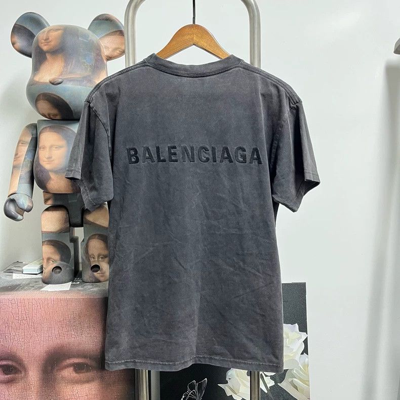Balenciaga Balenciaga Embroidered Logo Short Sleeve Size US XS / EU 42 / 0 - 2 Thumbnail