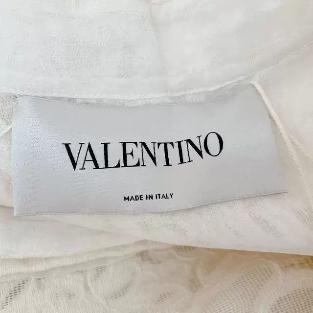 Valentino Valentino White Jacquard Short Dress Size US M / EU 48-50 / 2 - 6 Thumbnail