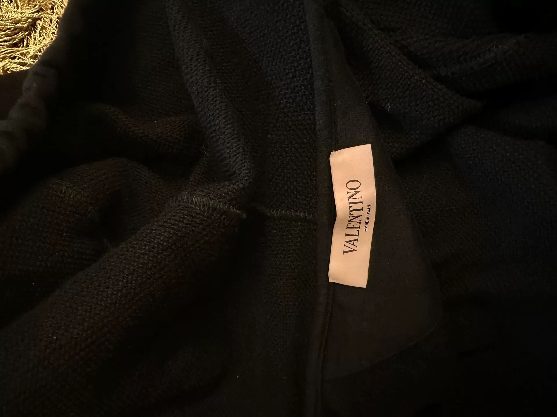 Valentino Valentino Black Sequined Hoodie Size US M / EU 48-50 / 2 - 5 Thumbnail