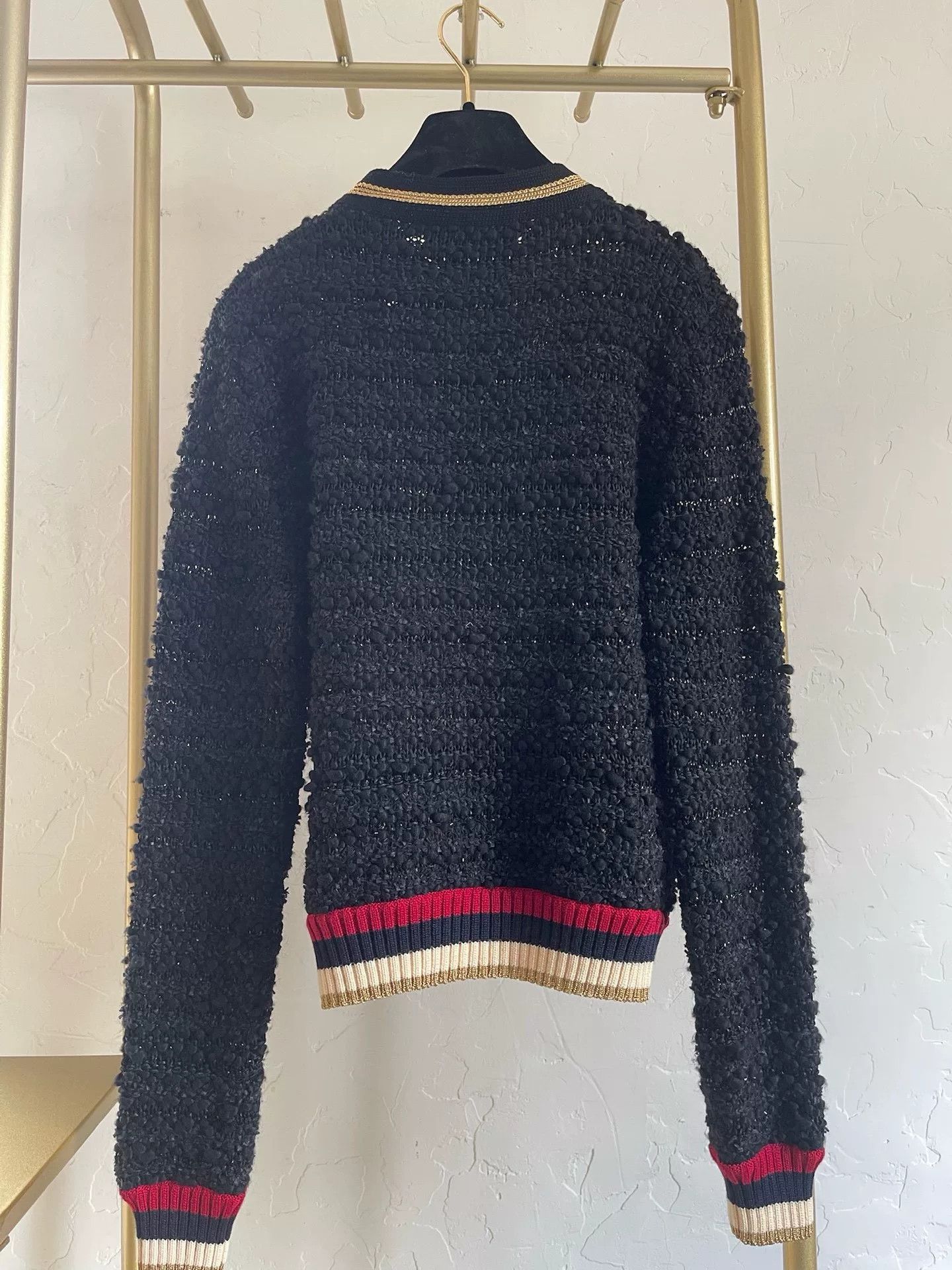 Gucci Gucci Classic Pearl Button Cardigan Size US S / EU 44-46 / 1 - 2 Thumbnail