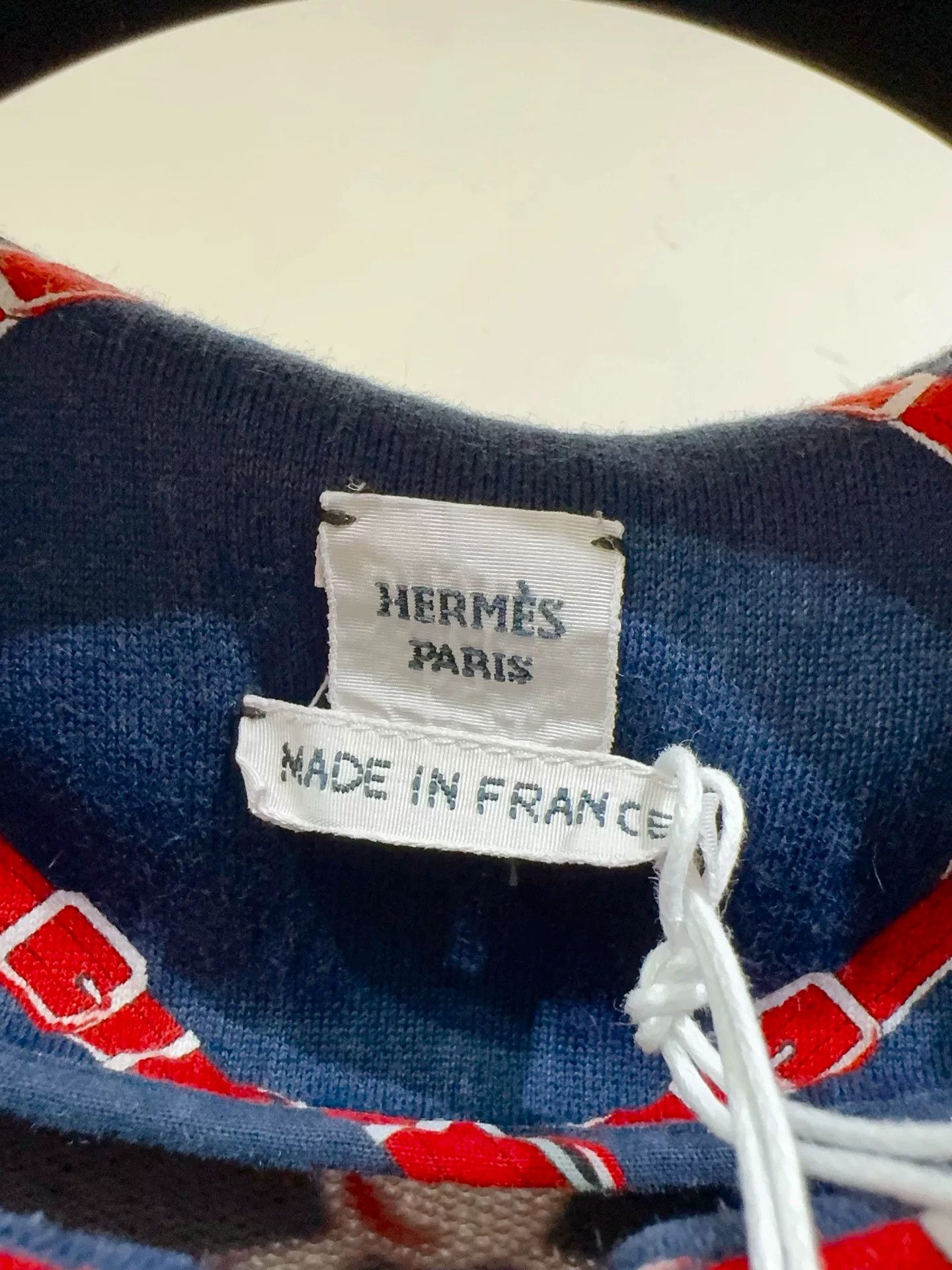 Hermes Hermes Dark Blue Short Sleeve Dress Size US 36 / EU 52 - 2 Thumbnail