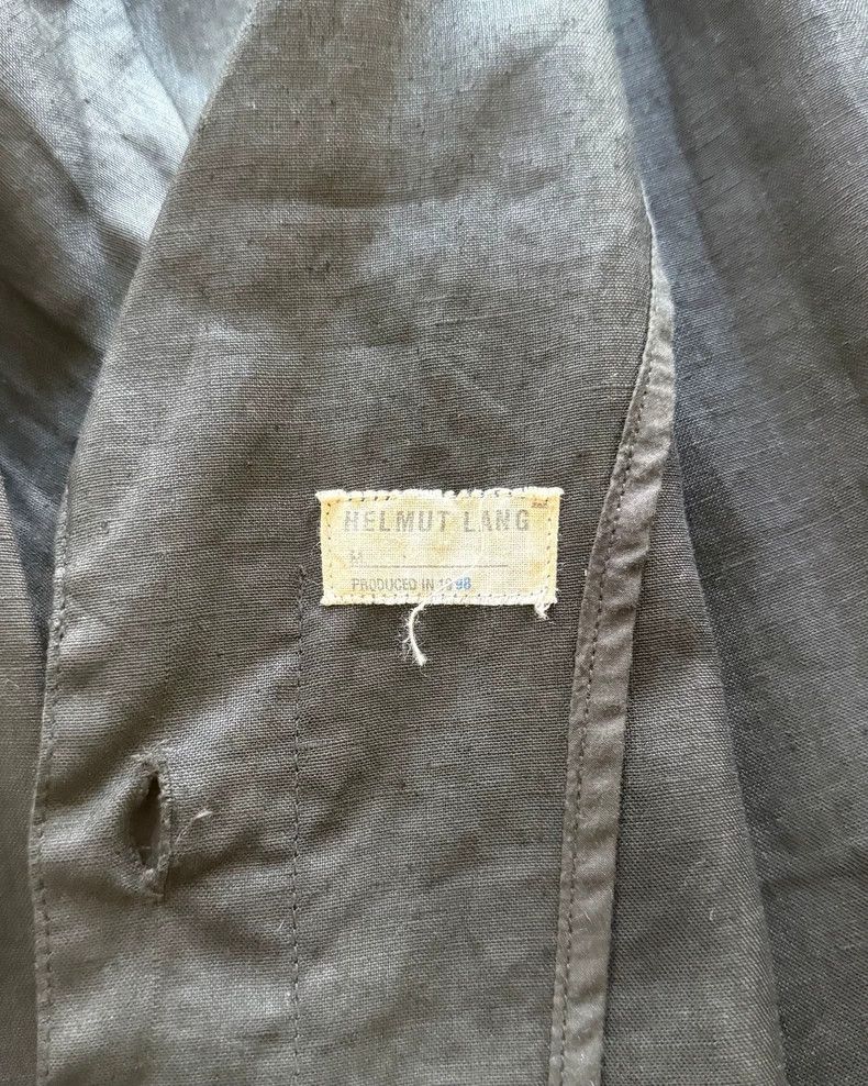 Helmut Lang Helmut Lang 1998SS Linen Jacket Size US S / EU 44-46 / 1 - 3 Thumbnail